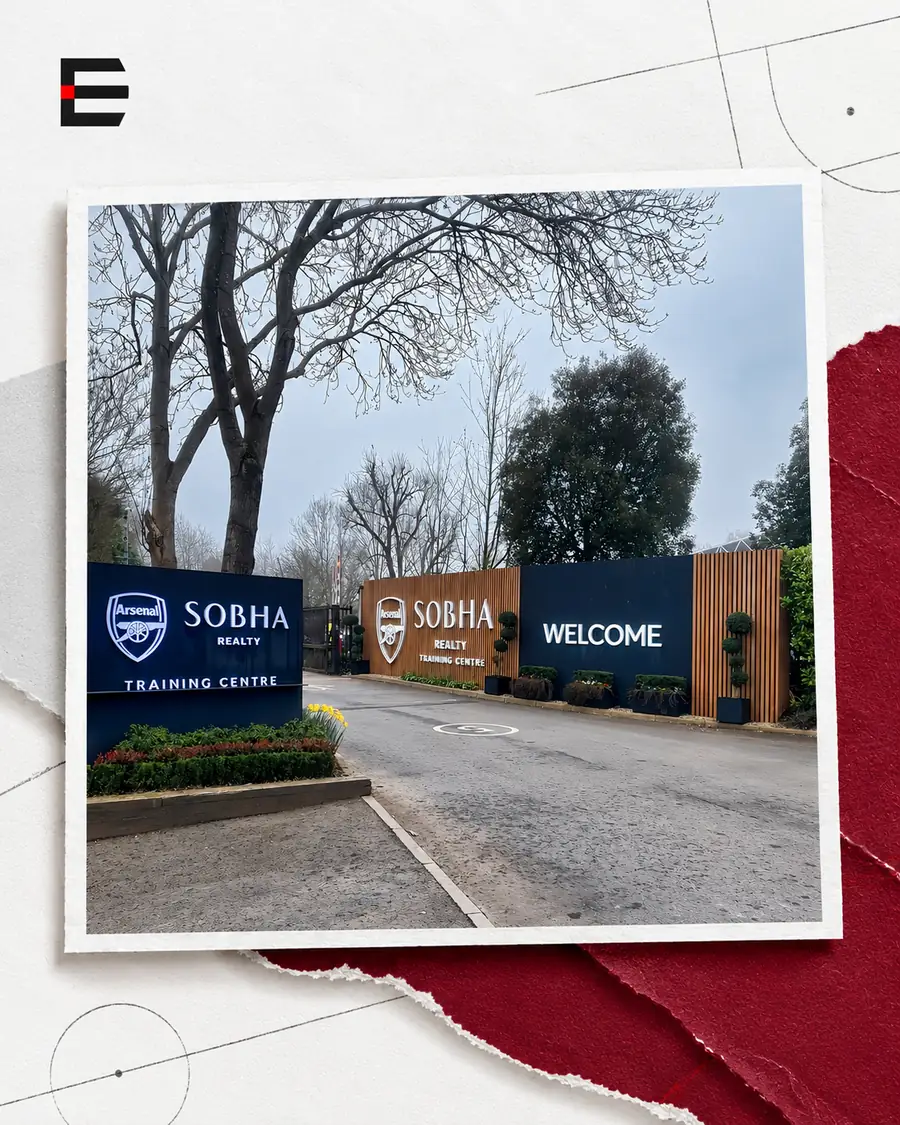Arsenal training centre entrance
