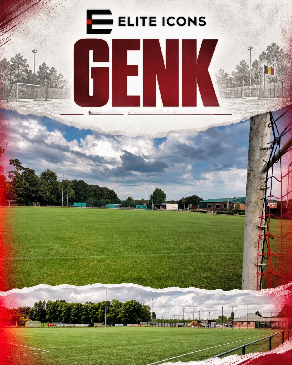 Elite Icons Genk training grounds: grass pitches and club facilities